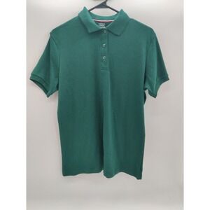 French Toast Girls XL 18 20P Green Short Sleeve Collared Polo Shirt Uniform NWT